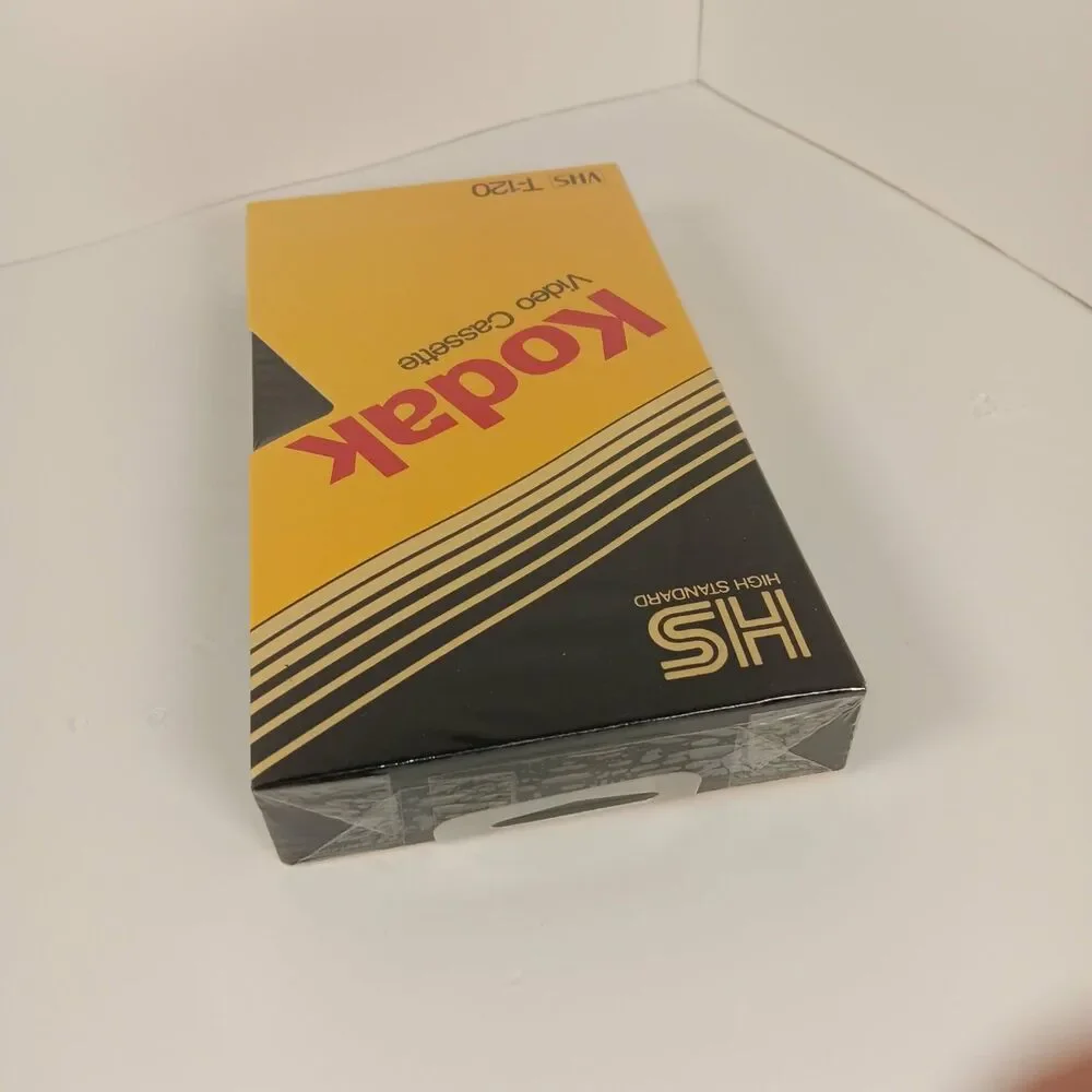 Kodak High Standard T-120 VHS Video Cassette Tape Blank 6 Hours Sealed Vintage